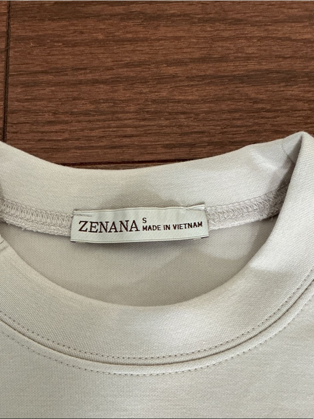 Zenana Outfitters 2 Piece Cream Crewneck Sweatshirt and Shorts - Picture 2 of 8